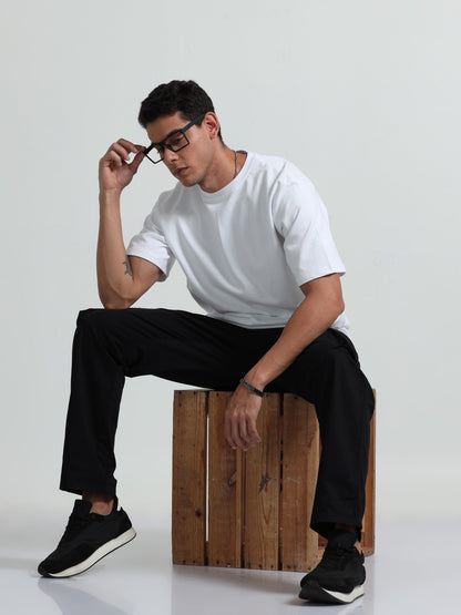 240GSM Unisex White Cotton Oversized Tshirt
